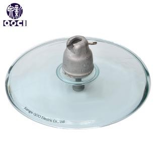 U70BLA Aerodynamic Type Glass Insulators IEC Standard for High Voltage Lines