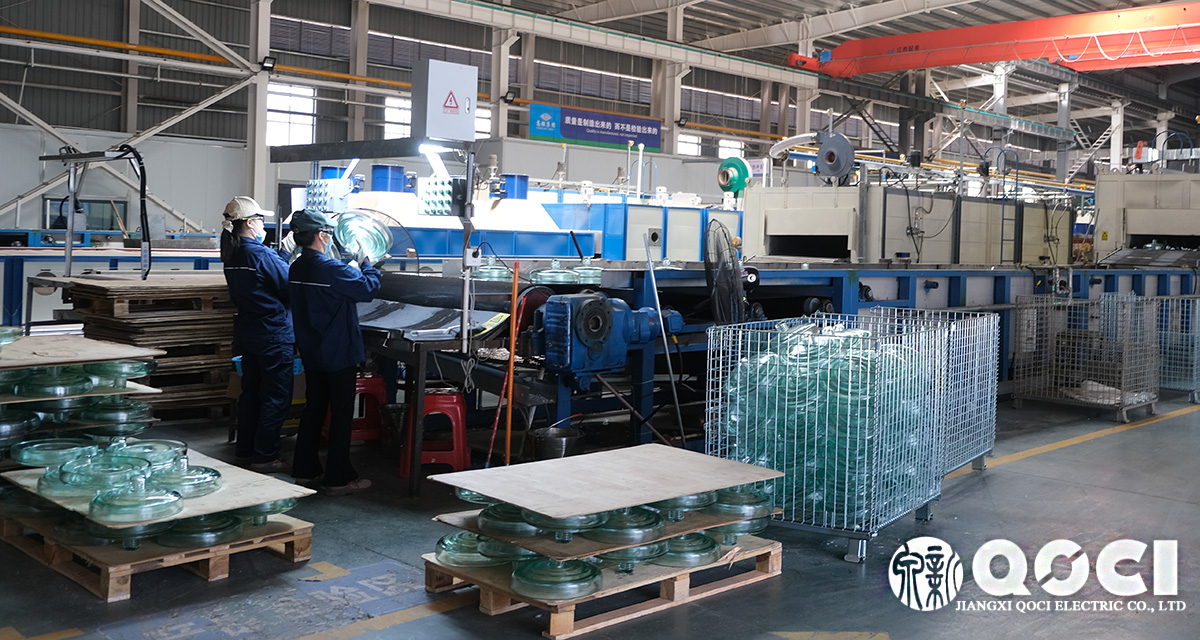 Detailed Production Process of Transmission Line Glass Insulators