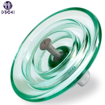 U70BL/255/146/320 IEC Standard profile 70kn suspension Tempered glass Insulator CTV254